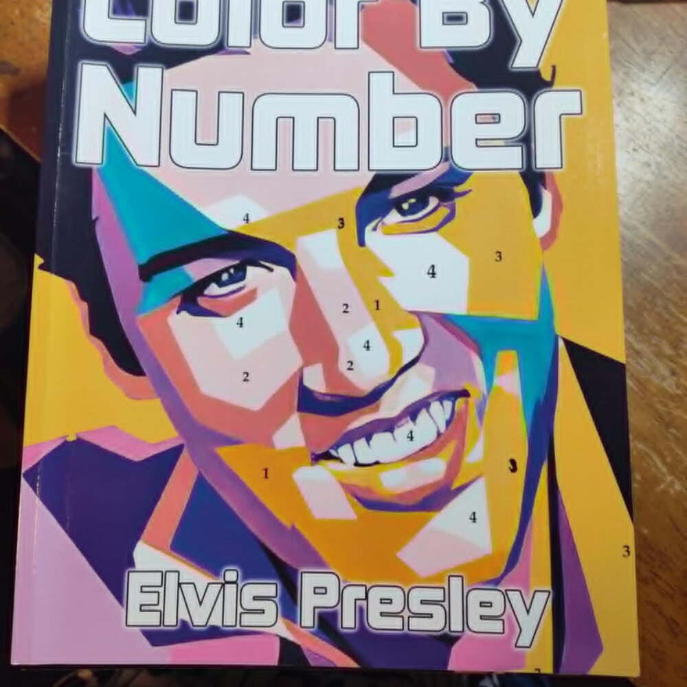 Elvis Presely Coloring books set of 13
